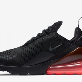Nike Air Max 270 Siyah Turuncu Erkek Spor Ayakkabı