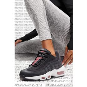 Nike Air Max 95 Recraft Reflector Sneaker Reflektörlü Günlük Siyah Kadın Spor Ayakkabı