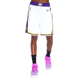 Nike AJ5616-100 Los Angeles Lakers NBA Erkek Beyaz Basketbol Şort