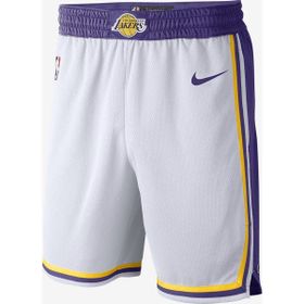 Nike AJ5616-100 Los Angeles Lakers NBA Erkek Beyaz Basketbol Şort