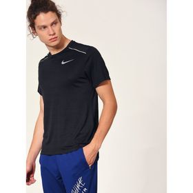 Nike AJ7565-010 M Nk Dry Miler Top Erkek T-Shirt