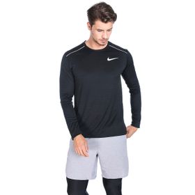 Nike Aj7568-010 Siyah M Nk Dry Top Ls Erkek T-Shirt
