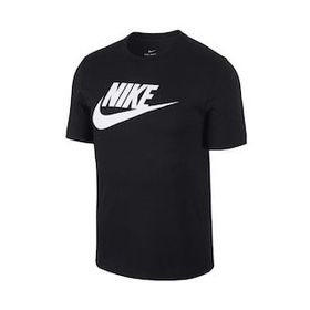 Nike AR5004-010 M Nsw Tee Icon Futura Erkek Siyah Günlük Stil Tişört