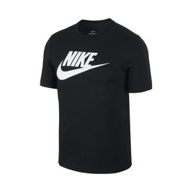 Nike AR5004-010 M Nsw Tee Icon Futura Erkek Siyah Günlük Stil Tişört
