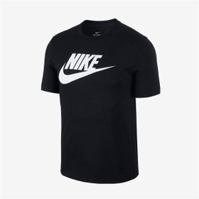 Nike AR5004-010 M Nsw Tee Icon Futura Erkek Siyah Günlük Stil Tişört