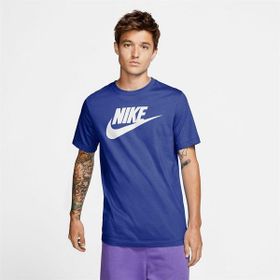 Nike AR5004 M Nsw Tee Icon Futura Mavi Erkek T-Shirt