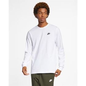 Nike AR5193-100 Sportswear Uzun Kollu Beyaz Erkek T-shirt