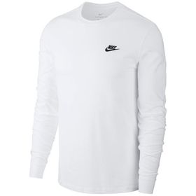 Nike AR5193-100 Sportswear Uzun Kollu Beyaz Erkek T-shirt