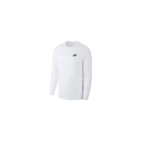 Nike AR5193-100 Sportswear Uzun Kollu Beyaz Erkek T-shirt