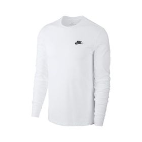 Nike AR5193-100 Sportswear Uzun Kollu Beyaz Erkek T-shirt