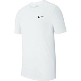 Nike AR6029-100 Dri-Fit Tee Crew Solid Beyaz Erkek Antrenman T-shirt