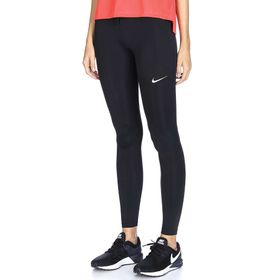Nike AT3103-010 Nk Fast Tght Mr Siyah Kadın Tayt