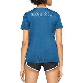 Nike AT4196-432 Mavi Kadın Kısa Kollu T-Shirt