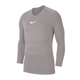 Nike AV2609-057 Gri Dry Park Futbol Uzun Kollu Erkek T-Shirt
