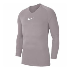 Nike AV2609-057 Gri Dry Park Futbol Uzun Kollu Erkek T-Shirt