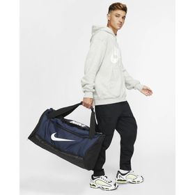 Nike BA5955-410 Brasilia Duff 60 lt Siyah Unisex Spor Çantası