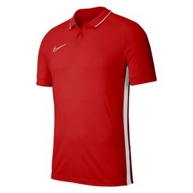 Nike BQ1496-657 Kırmızı ACDMY19 Polo Yaka T-Shirt