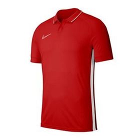 Nike BQ1496-657 Kırmızı ACDMY19 Polo Yaka T-Shirt