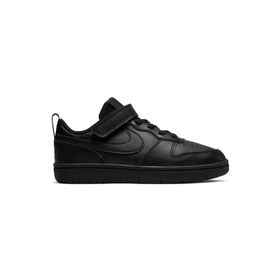 Nike BQ5451-001 Unisex Çocuk Siyah Court Borough Spor Ayakkabı