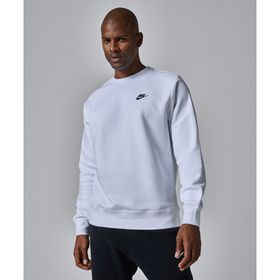 Nike BV2662-100 Club Erkek Beyaz Sweatshirt