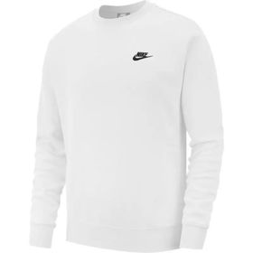 Nike BV2662-100 Club Erkek Beyaz Sweatshirt