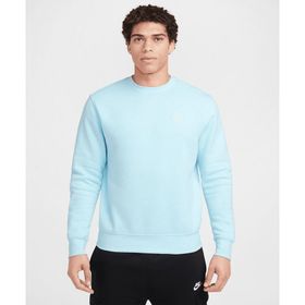 Nike BV2662-474 Sportswear Club Fleece Crew Mavi Erkek Sweatshirt