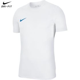 Nike BV6708-102 Dri-Fit Park VII Jsy Ss Erkek Beyaz Futbol T-shirt