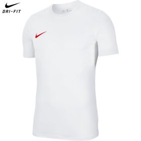 Nike BV6708-103 M Nk Df Park VII Jsy Ss Erkek Beyaz Futbol Tişört