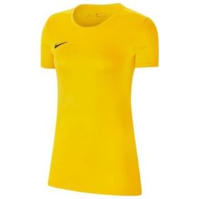 Nike BV6728-719 Dry Park VII Jsy Ss Kadın Sarı Futbol Tişört