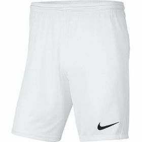 Nike BV6855-100 Dry Park III Erkek Beyaz Futbol Şort