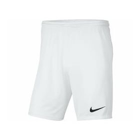 Nike BV6855-100 Dry Park III Erkek Beyaz Futbol Şort