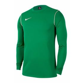 Nike BV6875-302 Yeşil Dry Park20 Crew Top Futbol Uzun Kollu Erkek T-Shirt