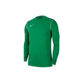 Nike BV6875-302 Yeşil Dry Park20 Crew Top Futbol Uzun Kollu Erkek T-Shirt