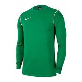 Nike BV6875-302 Yeşil Dry Park20 Crew Top Futbol Uzun Kollu Erkek T-Shirt