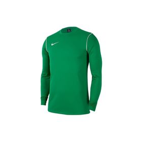 Nike BV6875-302 Yeşil Dry Park20 Crew Top Futbol Uzun Kollu Erkek T-Shirt
