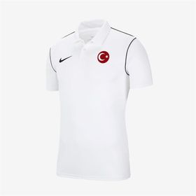 Nike BV6879-100 Beyaz Milli Takım Baskılı Polo Erkek T-shirt