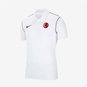 Nike BV6879-100 Beyaz Milli Takım Baskılı Polo Erkek T-shirt