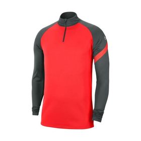 Nike BV6916-635 Kırmızı Dri-Fit Academy Uzun Kollu Futbol Erkek T-Shirt