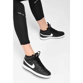 Nike CD5436-001 Court Vision Mid Siyah Kadın Günlük Ayakkabı