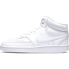 Nike CD5436-100 Court Vision Mid Yarım Boğazlı Sneaker Kadın Spor Ayakkabı