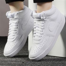 Nike CD5436-100 Court Vision Mid Yarım Boğazlı Sneaker Kadın Spor Ayakkabı