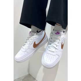 Nike Court Borough Low 2 SE Beyaz Deri Kadın Günlük Spor Ayakkabı