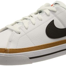 Nike Court Legacy erkek çocuk spor ayakkabısı, Siyah Beyaz Gum Açık Kahverengi, 36.5 EU