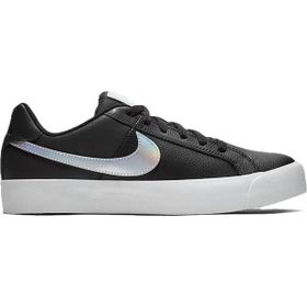 Nike Court Royale AC Leather Sneaker Hakiki Deri Günlük Siyah Gri Swoosh Spor Ayakkabı