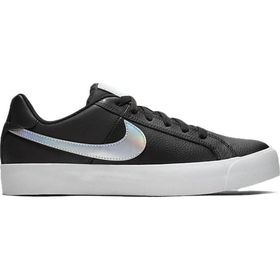 Nike Court Royale AC Leather Sneaker Hakiki Deri Günlük Siyah Gri Swoosh Spor Ayakkabı