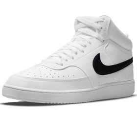 Nike Court Vision Mid Next Nature Siyah Beyaz Siyah Erkek Sneaker Ayakkabı