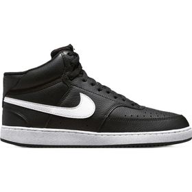 Nike Court Vision Mid Sneaker Bilekli Günlük Siyah Spor Ayakkabı