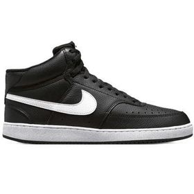 Nike Court Vision Mid Sneaker Bilekli Günlük Siyah Spor Ayakkabı