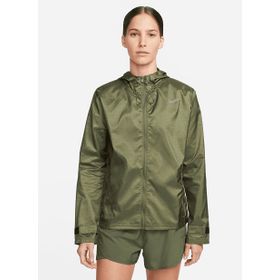 Nike CU3217-222 W NK ESSENTIAL JACKET Kahve Kapüşonlu Kadın İnce Mont