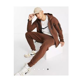 Nike CU4495-259 Tech Fleece Erkek Kahverengi Eşofman Altı